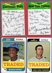 1974 Topps Bb- 60 Asst- Traded Cards and Red Team Checklists