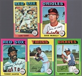 1975 Topps Baseball- 75 Diff