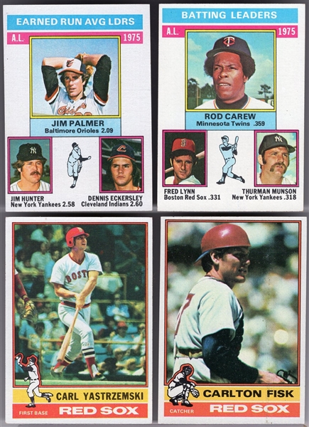 1976 Topps Bb- 9 Cards