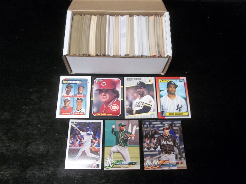 Baseball Star Card Lot- 350 Stars- mostly 1980’s thru  2000’s