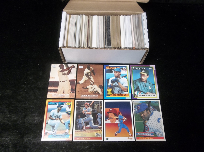 Baseball Star Card Lot- 350 Stars- mostly 1980’s thru 2000’s