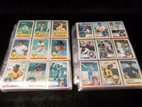 1983 Topps Baseball Complete Set of 792 in Pages
