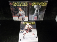 Five Chicago Blackhawks Hockey Programs