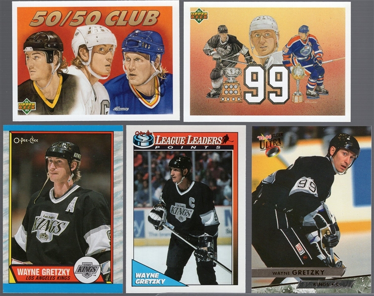 Wayne Gretzky Hockey Card Lot-70 Asst- mostly 1989 thru 1994