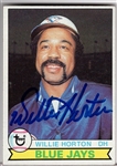 Autographed 1979 Topps Bsbl. #239 Willie Horton, Blue Jays