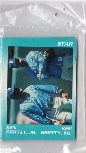 1990 Star Bsbl. “Ken Griffey Jr./Sr.” MLB Set of 11 Cards