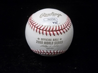 Autographed 2009 MLB World Series Baseball- Signed by the Champion New York Yankees Coaches- JSA Certified