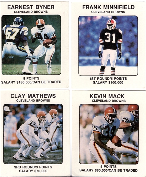 1989 Franchise Game NFL- 11 Diff. Cleveland Browns