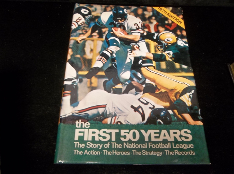 1970 The First 50 Years: The Story of the National Football League 1920-1969 by Simon & Schuster