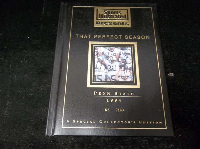 1995 Sports Illustrated Presents “That Perfect Season: Penn State 1994” Leatherette Cover- #7163
