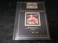 1995 Sports Illustrated Presents “The Championship Season: Nebraska 1994” Leatherette Cover- #6895