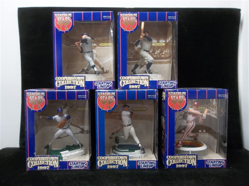 1997 Kenner SLU “Cooperstown Collection Stadium Stars” Bb- 5 Diff.