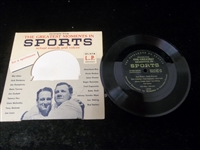 Late 1950’s Gillette 33-1/3 RPM “The Greatest Moments in Sports” Vinyl Record- Ruth/ Gehrig on Sleeve