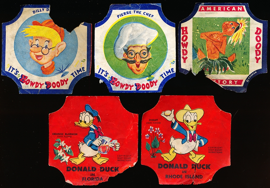 1940’s-50’s? Bread Labels- 5 Diff.