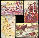 1950 Quaker Oats “Sergeant Preston- Challenge of the Yukon” (F279-4)- 4 Diff.