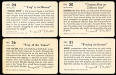 1950 Quaker Oats “Sergeant Preston- Challenge of the Yukon” (F279-4)- 4 Diff.