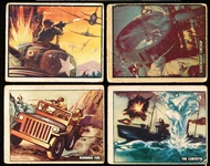 1950-51 Topps “Freedom’s War” (R709-2)- 4 Diff.