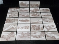 1960’s-70’s International Championship Auto Shows (Grosse Pointe, MI.) Exhibit Cards- 22 Diff.