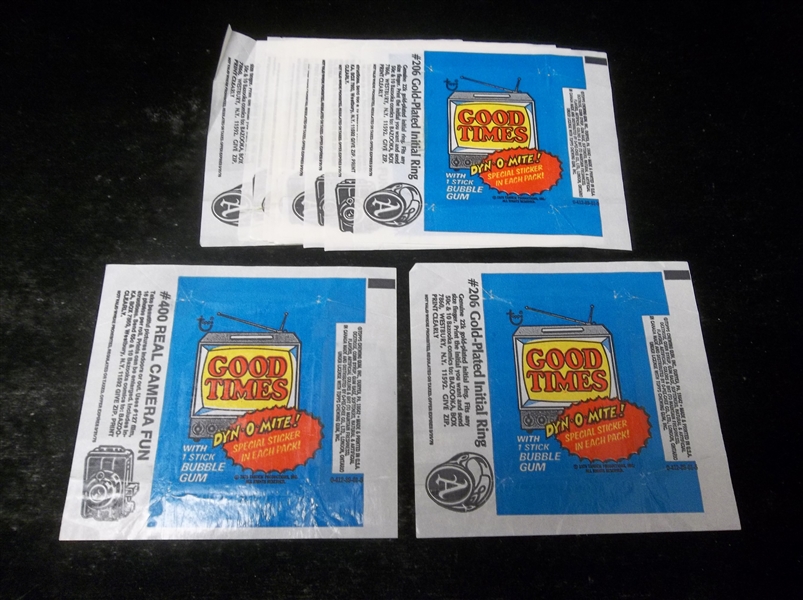 Lot Detail - 1975 Topps “Good Times” Wrappers- 12 Wrappers