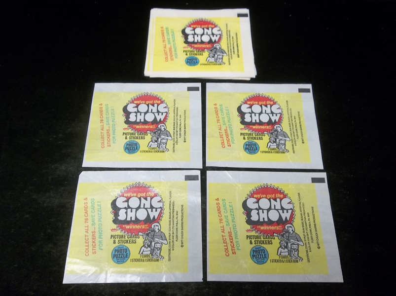 1977 Fleer “Gong Show” Wrappers- 28 Wrappers