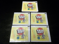 1977 Fleer “Gong Show” Wrappers- 28 Wrappers
