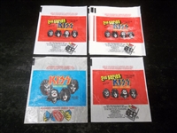 1978 Donruss “Kiss” (One Wrapper) & “Kiss 2nd Series” (9 Wrappers)