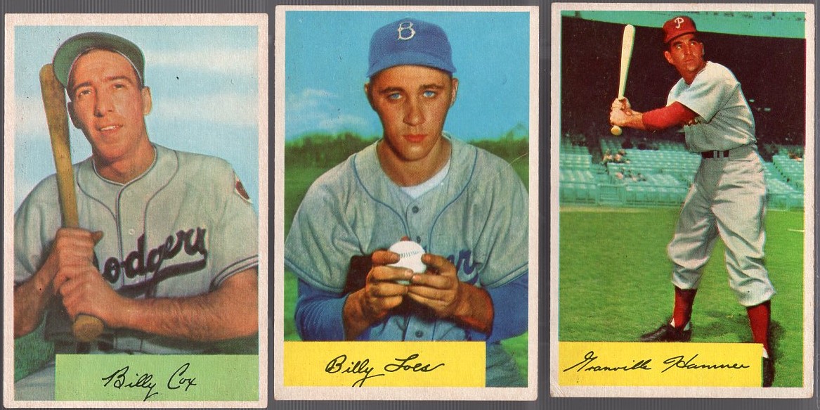 Lot Detail - 1954 Bowman Baseball- 3 Diff