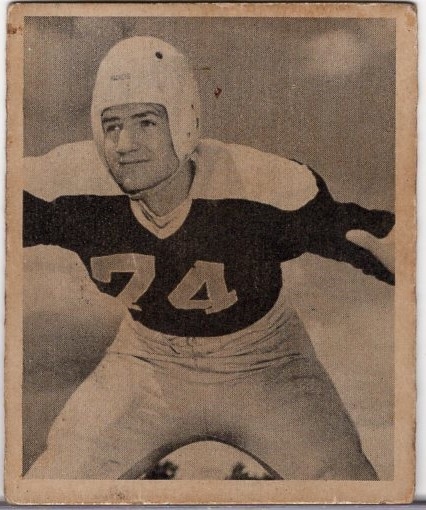 1948 Bowman Football- #2 Larry Olsonoski, Green Bay Packers