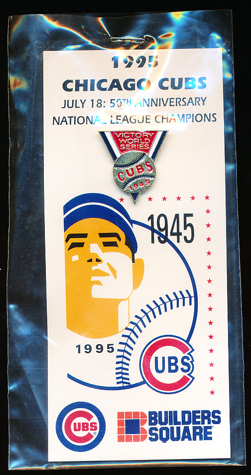 Lot Detail - July 18, 1995 50th Anniversary Stadium Give-Away 1945 Cubs ...