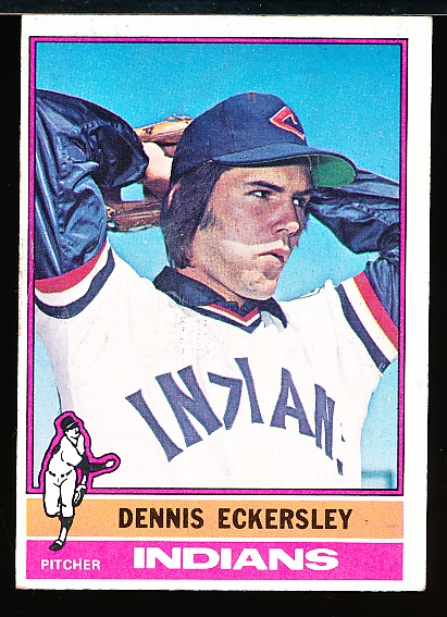 1976 Topps Bb - #98 Dennis Eckersley RC, Indians