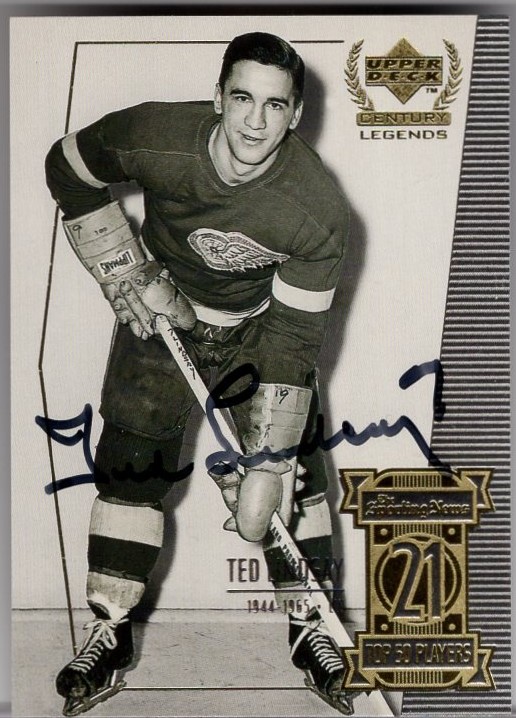 Lot Detail - Autographed 1999-00 Upper Deck Century Legends Hockey #21 ...