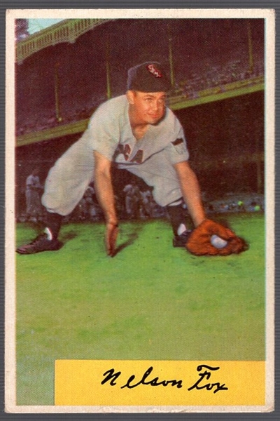 1954 Bowman Bb- #6 Nellie Fox, White Sox