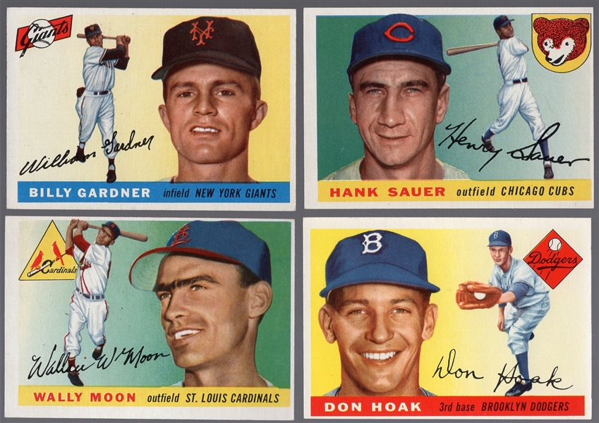 1955 Topps Bb- 4 Diff