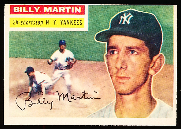 1956 Topps Bb- #181 Billy Martin, Yankees