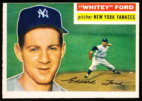 1956 Topps Bb- #240 Whitey Ford, Yankees