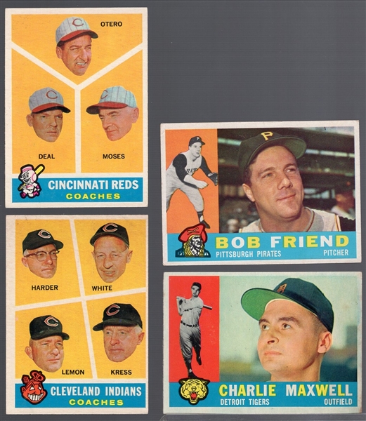 1960 Topps Bb- 4 Diff