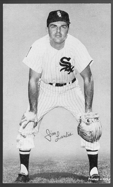 1962 Stat Back Baseball Exhibit- Jim Landis