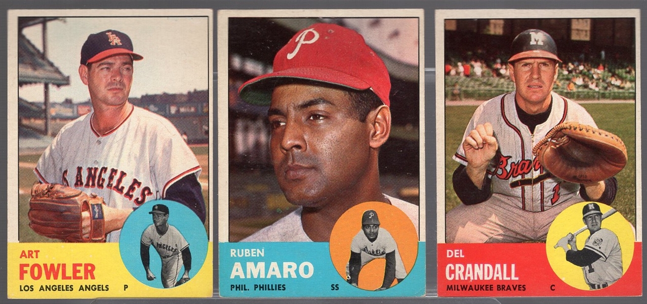 1963 Topps Bb- 21 Diff