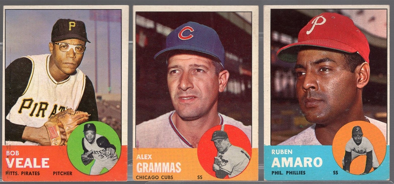 1963 Topps Bb- 15 Diff