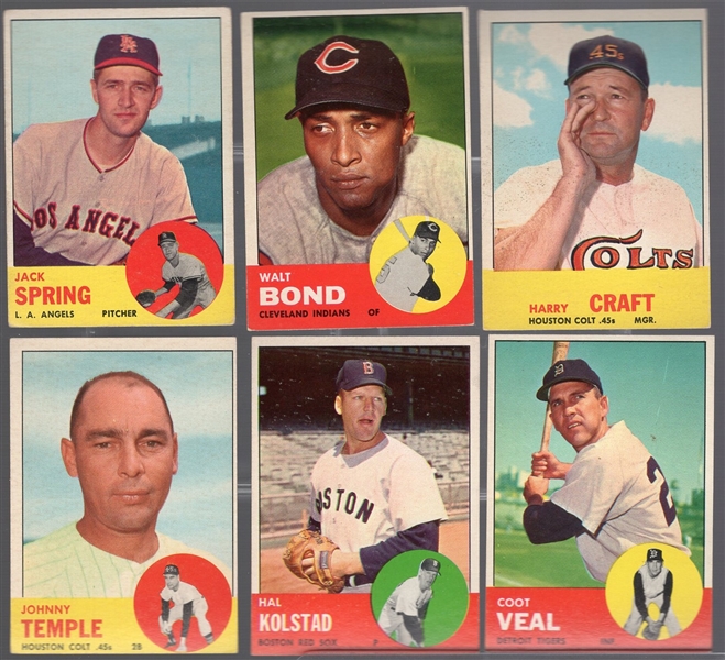 1963 Topps Bb- 6 Diff