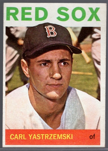 1964 Topps Bb- #210 Carl Yasztrzemski, Red Sox