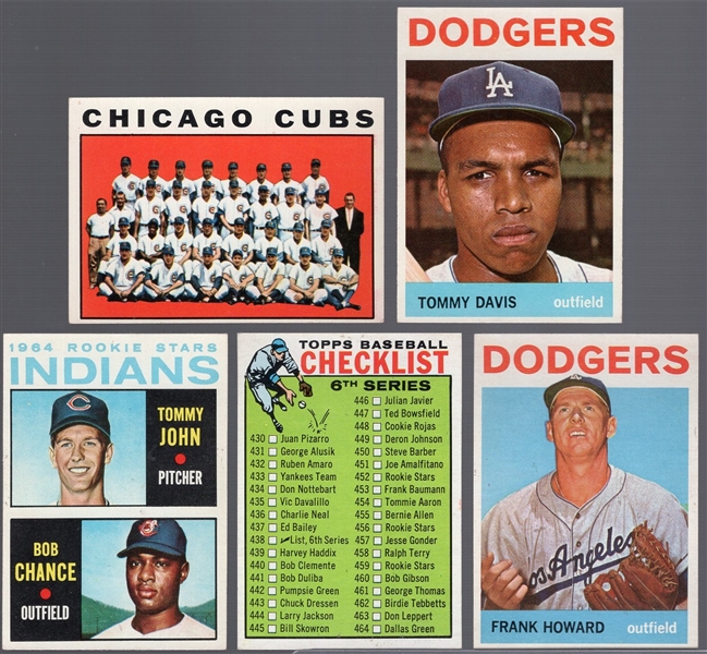 1964 Topps Bb- 5 Diff