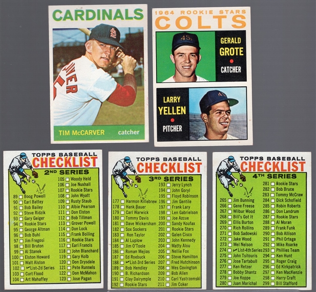 1964 Topps Bb- 5 Diff