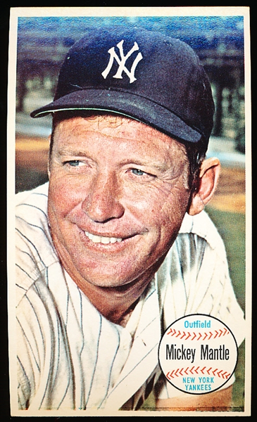 1964 Topps Baseball Giant- #25 Mickey Mantle, Yankees