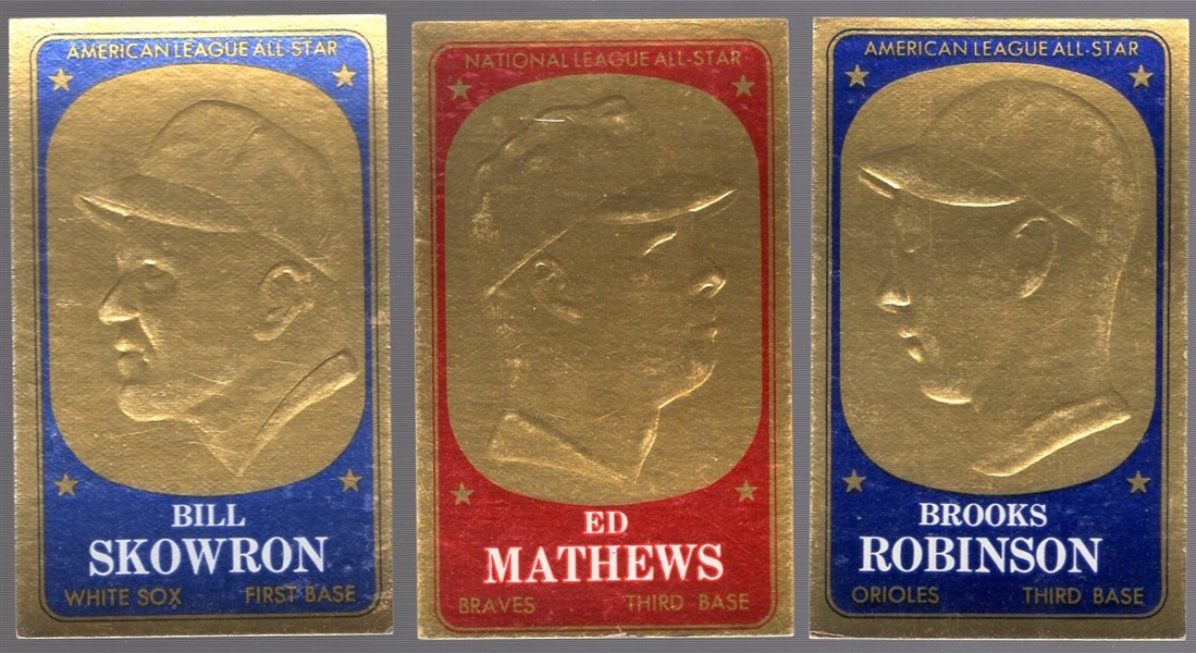 1965 Topps Bb Embossed- 15 Diff