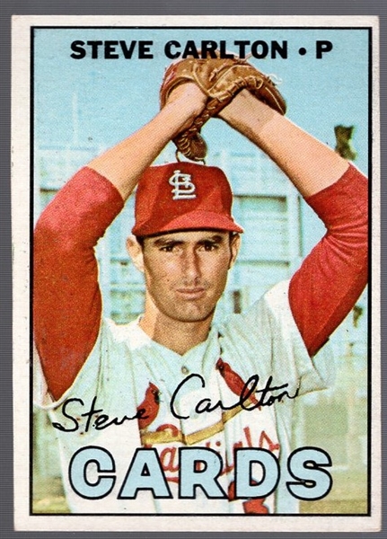 1967 Topps Bb- #146 Steve Carlton, Cards