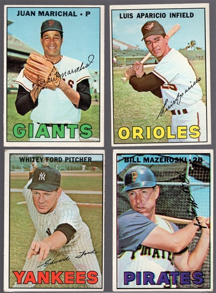 1967 Topps Bb- 4 Diff