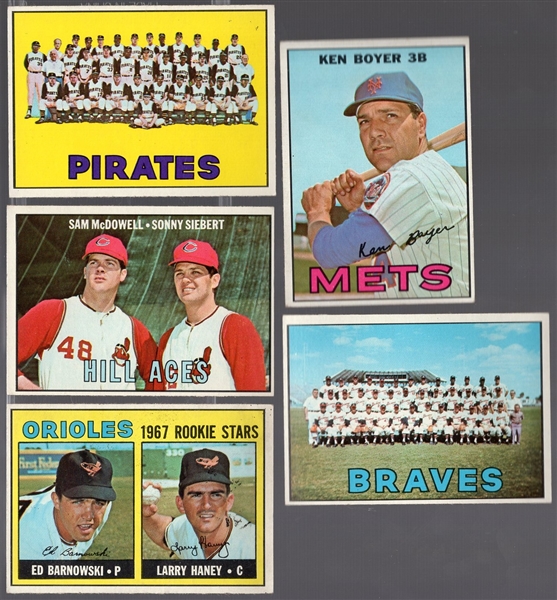 1967 Topps Bb- 5 Diff