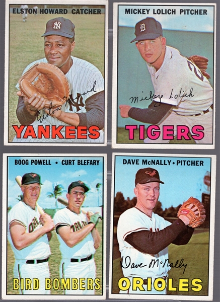 1967 Topps Bb- 7 Diff