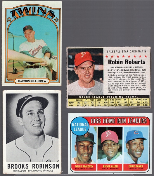 Four Baseball Cards